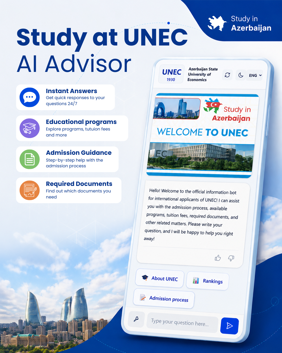 UNEC Info Bot Poster